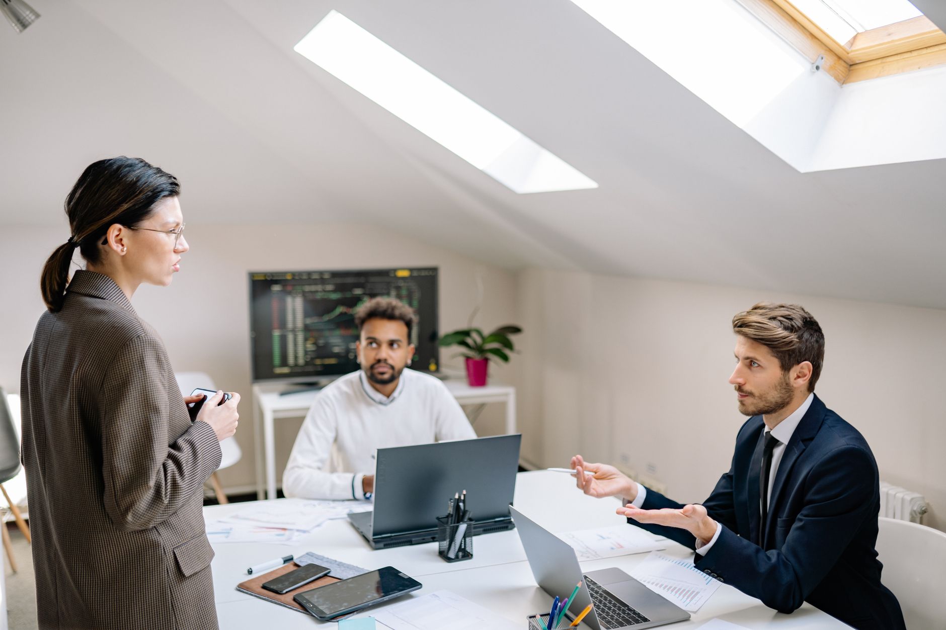 Cross-functional team review meeting