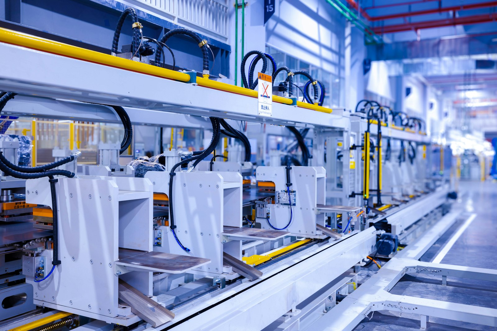 Automated production line showing the kind of critical equipment RCM analysis targets