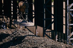 Recycled materials at a manufacturing facility