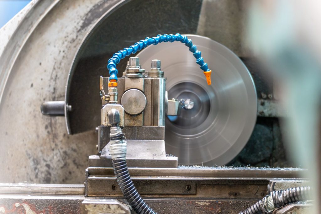 Defense manufacturing facility with precision machinery