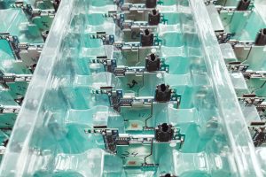 Electronics manufacturing facility with components