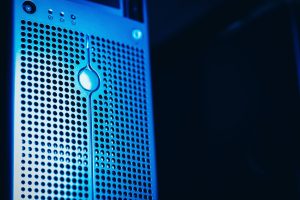 Data center servers used for industrial data storage