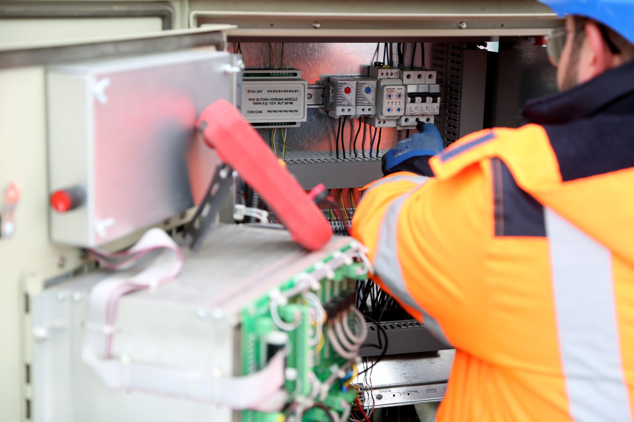 Process plant instrumentation panel