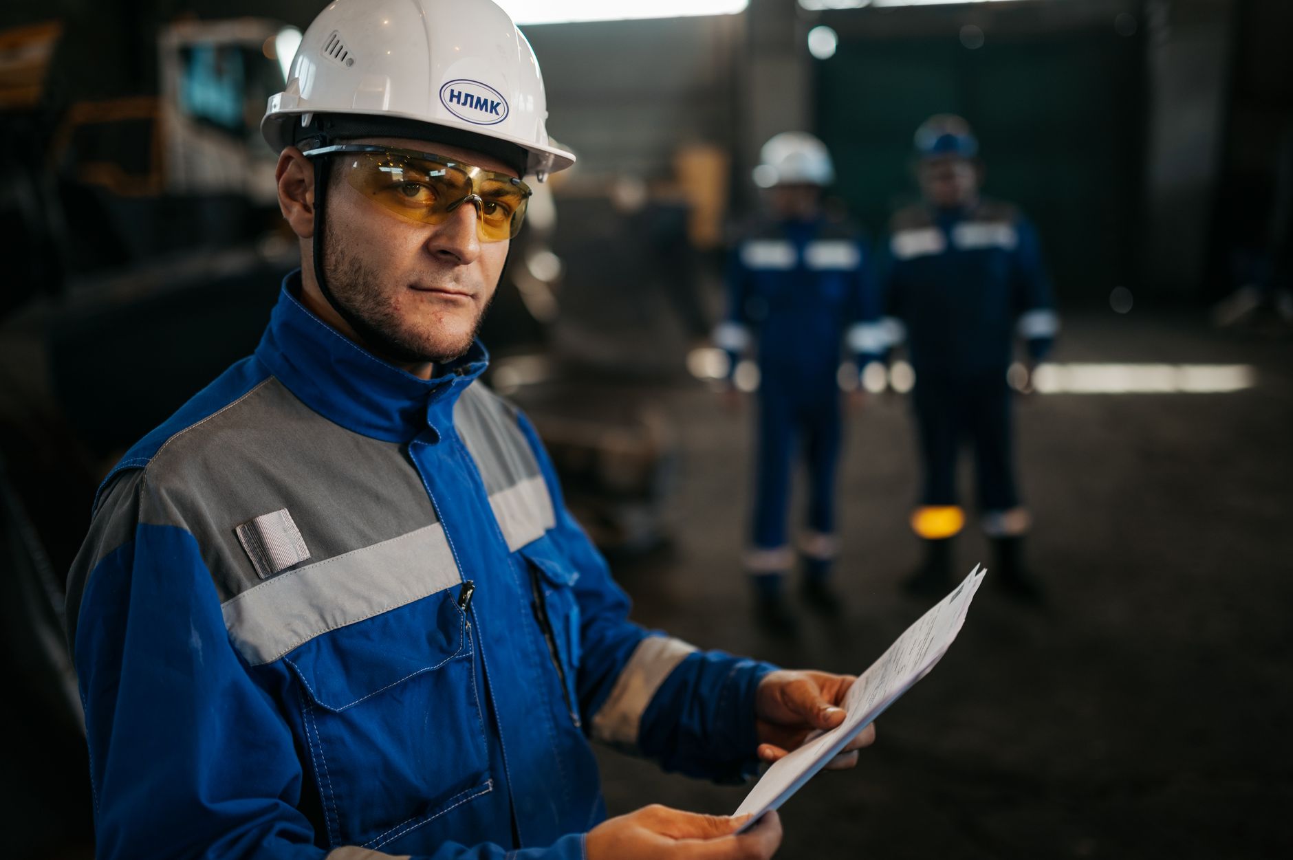 Team identifying waste on the production floor